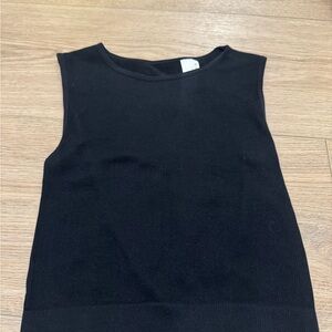 A New Day Ribbed Cropped Tank - Fitted Size Small